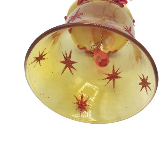 Vintage 1999 Disney Snow White Bell Ornament,Vintage Glass Christmas Decoration - Picture 8 of 13